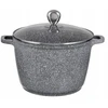 6.5L MARMULINIS PUODAS, DUJŲ INDUKCIJA SU DANGIU Ø24 CM HOFFNER ELEGANCE