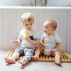 6x BANANA TEETHER TRAINING MASAŽINIS ŠEPETĖLIS SILICONE TEETHER DOVANA