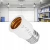 6X E12 IKI E14 ADAPTERIO KEITIKLIS E14 IKI E12 LEMPUTĖS ADAPTERIS GARAGE BALTAMS