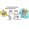 7-in-1 kūdikio maitinimo kėdutė, aukštos kokybės, eko oda, daugiafunkcė