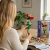 7 Toys Kolorow Gėlių kaladėlės su vabzdžiu 104 vnt Dekoratyvinis rinkinys Dovanų Boružėlės ornamentas