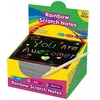 7 Toys Kolorow RAINBOW SCRATCH BOARD 100 vnt. 2X ODOS UGDYMO SĄNAŠŲ KNYGELĖ