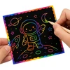 7 Toys Kolorow RAINBOW SCRATCH BOARD 100 vnt. 2X ODOS UGDYMO SĄNAŠŲ KNYGELĖ