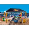 70552 PLAYMOBIL® Stuntshow Motociklų servisas palapinėje