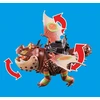 70729 PLAYMOBIL® Dragons Drakonų lenktynės: Fishlegs ir Meatlug