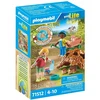 71512 PLAYMOBIL® myLife, ežiukų prižiūrėtojai