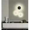 Bikuvalt 7W LED sieninis šviestuvas TATOO, juodu korpusu, 3000K, 33cm, 01-2687