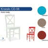 8-ių kėdžių komplektas Signal Meble CD-56, baltas