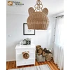 ABAŻUR WIKLINOWY MIŚ KLOSZ LAMPA POLSKA WIKLINA