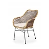 About Your Home ALVINO Natural/Juodas Rattan kėdė – išskirtinumas ir komfortas