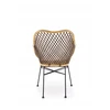 About Your Home ALVINO Natural/Juodas Rattan kėdė – išskirtinumas ir komfortas