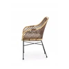 About Your Home ALVINO Natural/Juodas Rattan kėdė – išskirtinumas ir komfortas