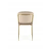 About Your Home AMARA Glamour kėdė rusvai gelsvas Velvet BLUVEL 40 / Auksinė – elegancija ir stilius