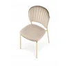 About Your Home AMARA Glamour kėdė rusvai gelsvas Velvet BLUVEL 40 / Auksinė – elegancija ir stilius