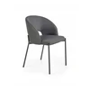 About Your Home GELSO pilka kibiro kėdė – subtili elegancija ir komfortas