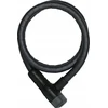 Abus Microflex 6615k dviračio spyna, 1.5 x 120 cm, juoda