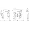 Abus Pro Tectic 4960 spynos užraktas galiniam ratui, 8.5 mm, 520 g
