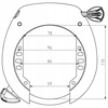 Abus Shield XPlus 5755L ART 2 dviračio galinių ratų užraktas