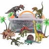 ACR DIDELIS DINOZAURŲ FIGURŲ RINKINYS + DINO PARKO T-REX MAT DINOZAURU DOVANA