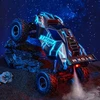 ACR DIDELIS RC AUTOMOBILIS BEKEELĖS RC AUTOMATINIS NUOTOLINIO VALDYMAS LED ŠVIESOS DŪMA