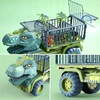 ACR DINOZAURŲ Sunkvežimis DIDELIS AUTOMOBILIS T-REX TIR 15x DINOZAURS DINO TRANSPORTER