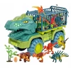 ACR DINOZAURŲ Sunkvežimis DIDELIS AUTOMOBILIS T-REX TIR 15x DINOZAURS DINO TRANSPORTER