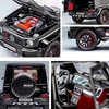 ACR MERCEDES G KLASĖS BRABUS G800 METAL AUTOMOBILIŲ MODELIS 1:24 ŠVIESUS GARSO