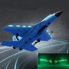ACR NUOTOLINIO KONTROLĖS LĖKTUVO SKRADOMOJO RC NAIKINKO MODELIO SU-35 LED REMOTE 2 baterijos