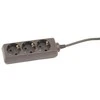 Acuma Ilgintuvas su įžeminimu 3viet./3m/3x1.5mm juodas