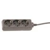 Acuma Ilgintuvas su įžeminimu 3viet./3m/3x1.5mm juodas