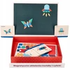 Adam Toys Magnetinė edukacinė dėlionė su formomis ir skaičiais, vaikams nuo 3 metų, sulankstoma dėžutė