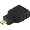 Adapteriai DELTACO HDMI High Speed Micro HDMI ha - HDMI ho / HDMI-24