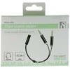 Adapteris DELTACO 3.5mm 4pin F - 2x3.5mm 3pin M, 0.1m, juodas lankstus / AUD-202