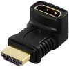 Adapteris DELTACO HDMI-M - HDMI-F, kampinis / HDMI-14B