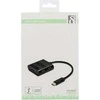 Adapteris Deltaco USB-C - HDMI, juodas