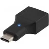 Adapteris DELTACO USB 2.0 C tipas - AF tipas, juodas / USBC-1200