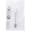 Adapteris DELTACO USB-C 3.1, 0.1 m, sidabro sp. / USBC-1278