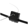 Adapterių žiedų tvirtinimo spaustukai DELTACO, 5 vnt., juodi / HDMI-ARACCX5 / 1902498