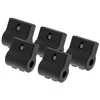 Adapterių žiedų tvirtinimo spaustukai DELTACO, 5 vnt., juodi / HDMI-ARACCX5 / 1902498