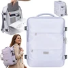 Adler Verslo ir sporto kabinos kuprinė 40x20x30 nešiojamasis 17" vandeniui atsparus RFID Camry CR 6880 šviesiai violetinė