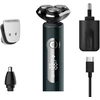 3in1 vyriška skustuvas, rotorinis, IPX7 atsparus vandeniui, USB C, 3 galvutės Adler AD 2940