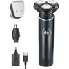 3in1 vyriška skustuvas, rotorinis, IPX7 atsparus vandeniui, USB C, 3 galvutės Adler AD 2940