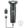 3in1 vyriška skustuvas, rotorinis, IPX7 atsparus vandeniui, USB C, 3 galvutės Adler AD 2940