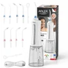 Belaidis dantų drėkintuvas 5 režimai 10 galiukų 350 ml USB-C Adler AD 2185