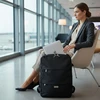 Adler Kabinos kuprinė 40x20x30 cm nešiojamas 17 colių USB vandeniui atsparus Camry CR 6880 juodas