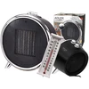 Adler | Fan Heater | AD 7742 | Ceramic | 1500 W | Number of power levels 2 | Juodas/Sidabrinis