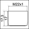 Aeratorius Mikado Neoperl M22x1 1.3 L/min.