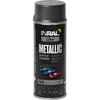 Aerozolinis akrilinis lakas INRAL METALLIC grafito juoda RAL9011 400 ml.