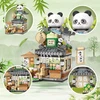 AETURNA Block SET PANDA TEA HOUSE – KŪRYBINGI NAMAS STATYTI