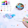 Aga4Kids Lyginimo karoliukai Karoliukų rinkinys Popieriniai pincetai DIY 2000 karoliukai